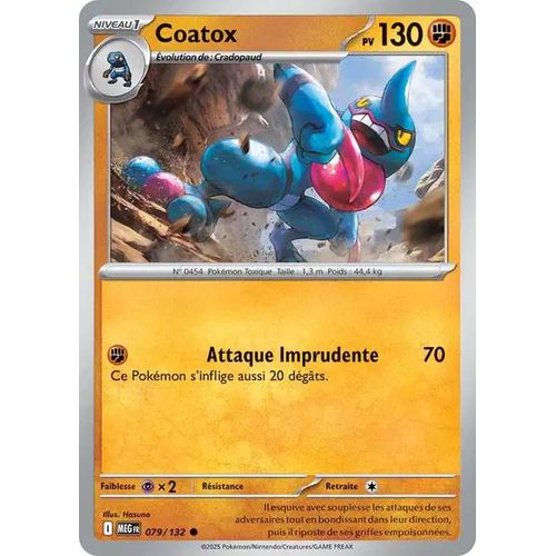 Carte Pokémon - Coatox - 079/132 - Méga-Evolution