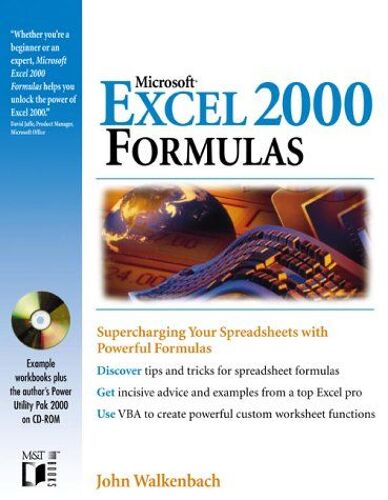 Microsoft Excel 2000 Formulas