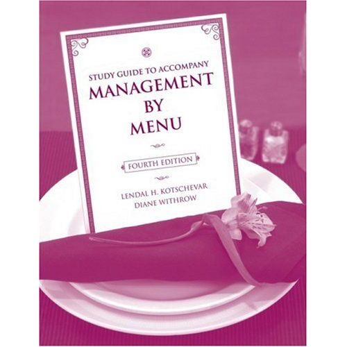 Management By Menu, 4e Study Guide