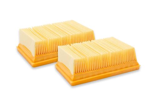 vhbw Lot de 2x filtres plissé plat compatible avec Kärcher WD5 P, WD5 P Premium, WD5 Premium aspirateur - Élément filtrant