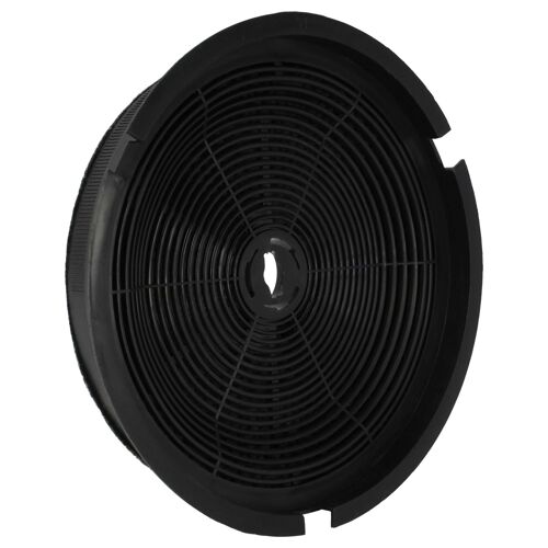 vhbw 1x Filtre à charbon actif compatible avec Beko BNO 62 L, BNO 90 L, CCP 6460 X, CCP 8480 X, CWB 6435 X, BNO 60 L hotte aspirante - 19 cm