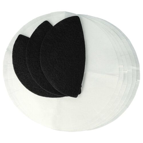 vhbw 3x filtre à charbon, 6x filtre papier compatible avec DeLonghi série F38 friteuse - 9 filtres