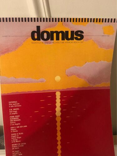 Revue Domus 735 Fevrier 1992