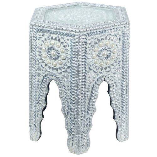 Table d'appoint à perles