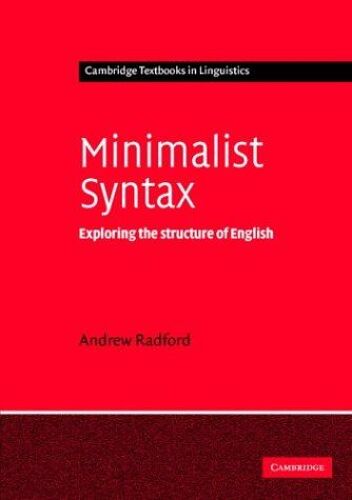Minimalist Syntax