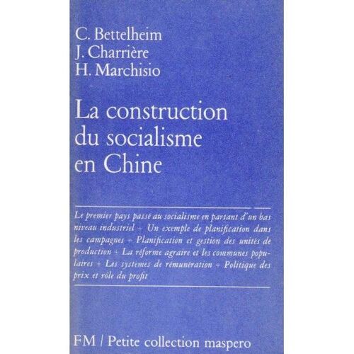 La Construction Du Socialisme En Chine