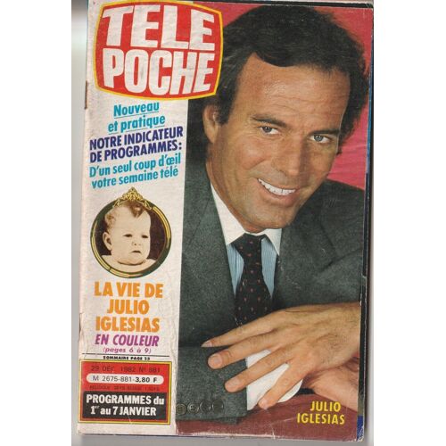 Dick Rivers 1p/ Julio Iglesias 4p/ Georges Brassens 1/2p/ Pierre Bachelet 1/2p/ Andre Pousse 1.5p/ Arthur Rubinstein 1/2p/ Brigitte Bardot 2p/ Le Ruffian Avec Bernard Giraudeau Lino Ventura 2.5p/ 881