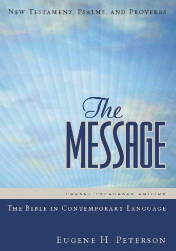 Message Pocket New Testament Psalms And Proverbs-Ms
