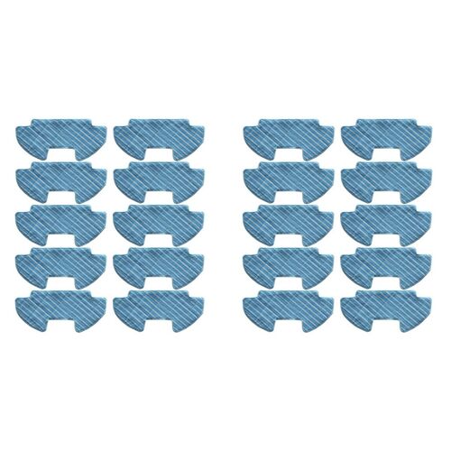 Tampons en Tissu de Vadrouille 20 PièCes pour Powerbot-E VR05R5050WK Rechange D'Aspirateur