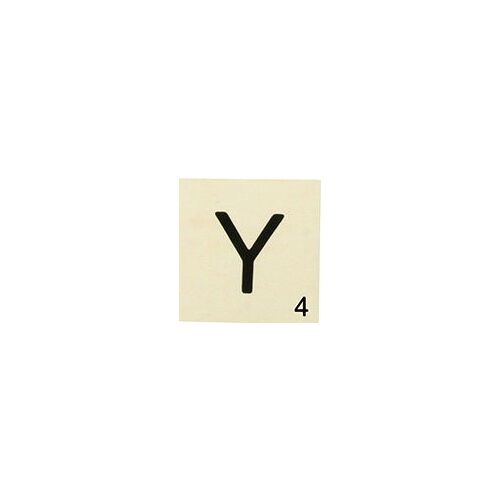 Grande Lettre En Bois Façon Scrabble 10 Cm Lettre Y