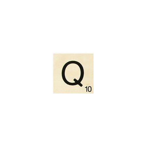 Grande Lettre En Bois Façon Scrabble 10 Cm Lettre Q