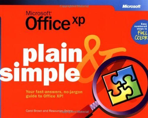 Microsoft Office Xp Plain And Simple