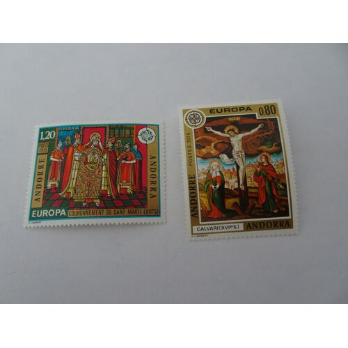 Andorre Timbres Europa 243; 244 Neufs