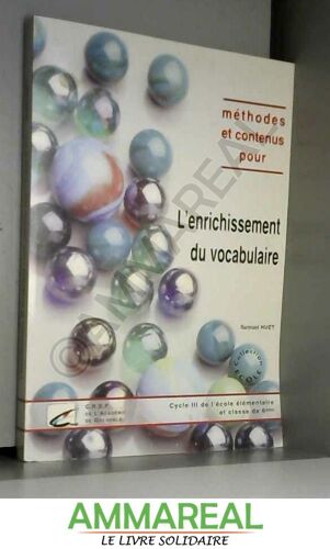 Methodes Contenus Pour Enrichissement Du Vocabulaire