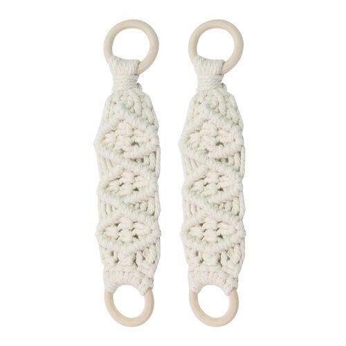 2 Pcs Torchons de Cuisine Suspendus Anneau Crochet Torchon Suspendu avec Support Boucle Suspension 10,43 X 2,56 Pouces