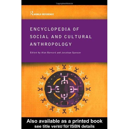Encyclopedia Of Social And Cultural Anthropology