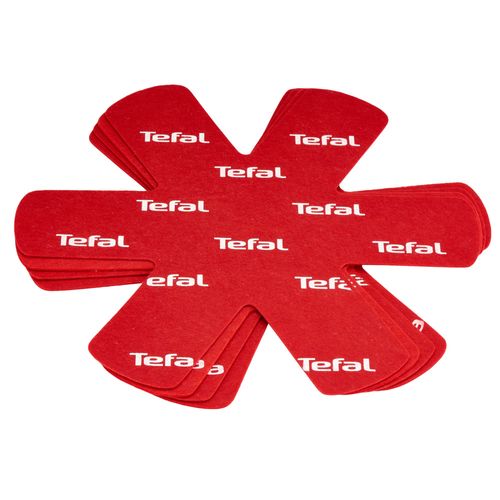 Tefal Set De 4 Protecteurs De Poêle K2203004 38x36x1cm Rouge
