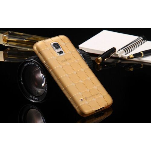 COQUE SAMSUNG GALAXY S5 MAGIC CUBE OR DORÉ SILICONE SEMI-RIGIDE (TPU)