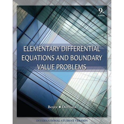 Elementary Differential Equations And Boundary Value Problem