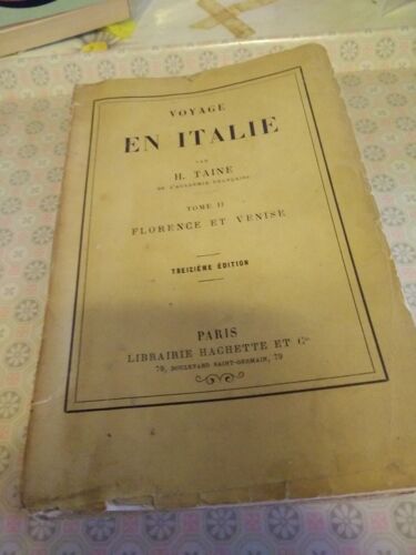 Voyage En Italie. Tome Ii, Florence Et Venise