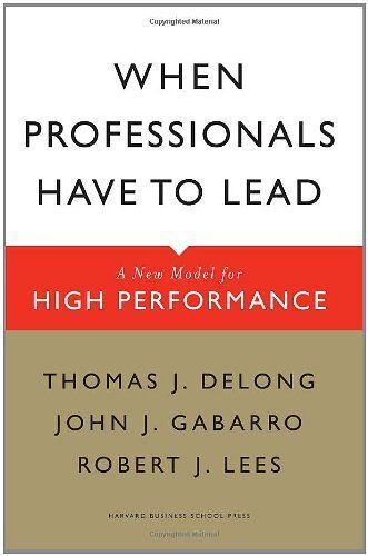 When Professionals Have To Lead