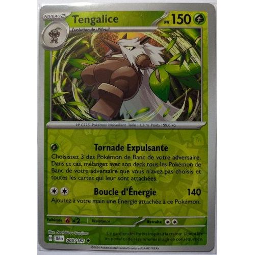 Pokemon Tcg 'tengalice" (U - Reverse) Forces Temporelles (Tef) 005/162 Vf