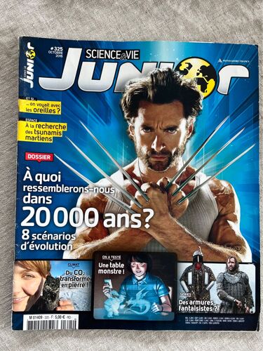 Sciences Et Vie Junior .No 325 . Octobre 2016. À Quoi Ressemblerons-Nous Dans 2000 Ans . Des Armures Fantaisiste. 