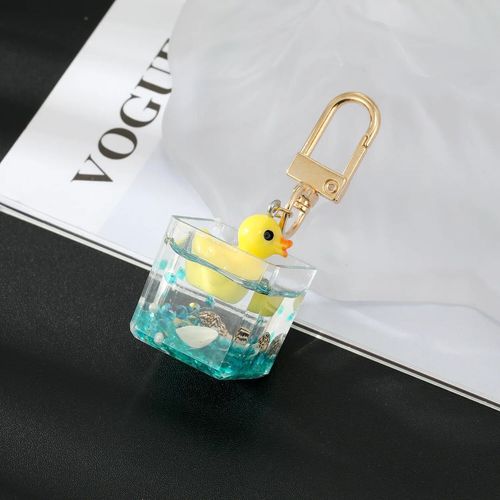 Porte-Clés Canard Jaune En Résine Pour Femmes,Cadeau Unique,Amusant,Créatif,Coloré,Sac Animal,Voiture,1 Pièce,F471 - Type Lanseya