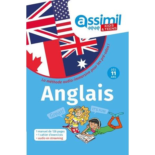 Anglais - La Méthode Audio-Immersive Pour Les Pré-Ados ! Avec 1 Cahier D'exercices