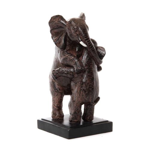 Statuette De Décoration Maman Et Son Éléphanteau