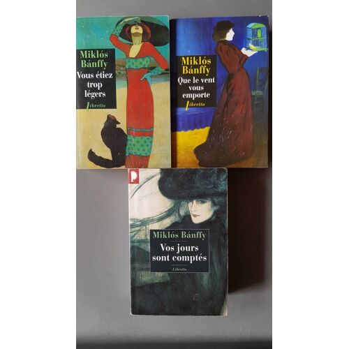 Miklos Banffy - Lot De 3 Livres
