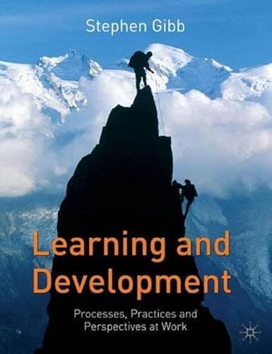 Learning And Development: Processes, Practices And Perspectives At Work