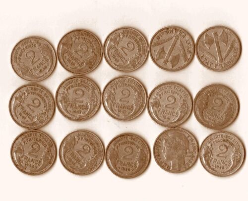 Lot De 8 Pieces 2 Frs Morlon Et Bazor