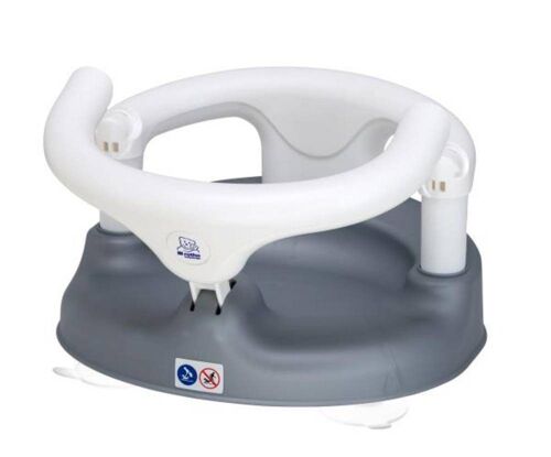 Rotho Babydesign Baby Badesitz Weiß/Silbergrau