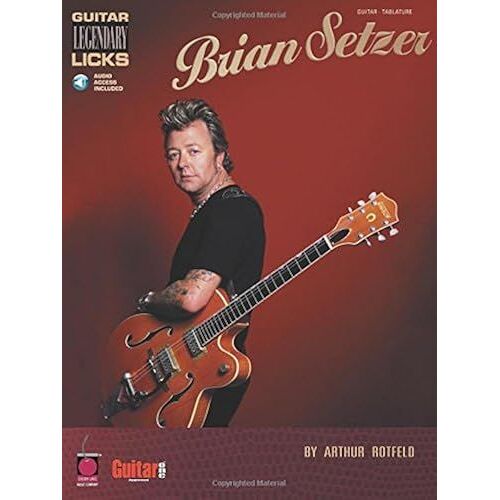 Brian Setzer - Guitar Legendary Licks Book/Online Audio