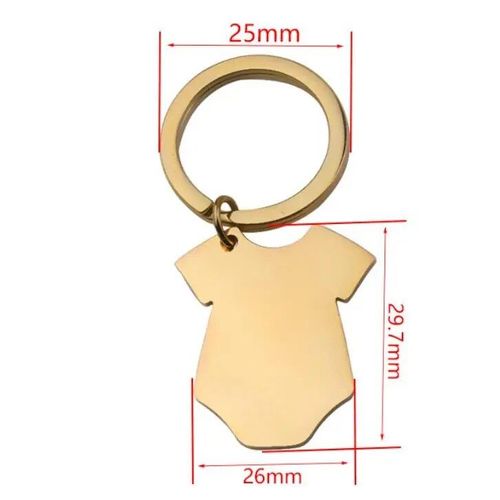 Jomirror-Porte-Clés Carré En Acier Inoxydable Poli Pour Femme,Porte-Clés Vierge,Bande,Bricolage,Porte-Clés Exécutif,Cadeaux,1pc #T2