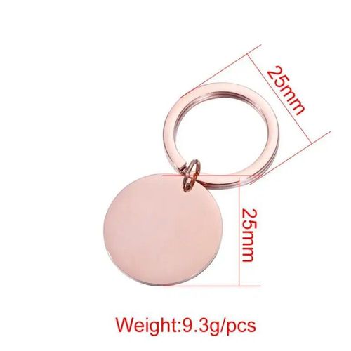 Jomirror-Porte-Clés Carré En Acier Inoxydable Poli Pour Femme,Porte-Clés Vierge,Bande,Bricolage,Porte-Clés Exécutif,Cadeaux,1pc #B2