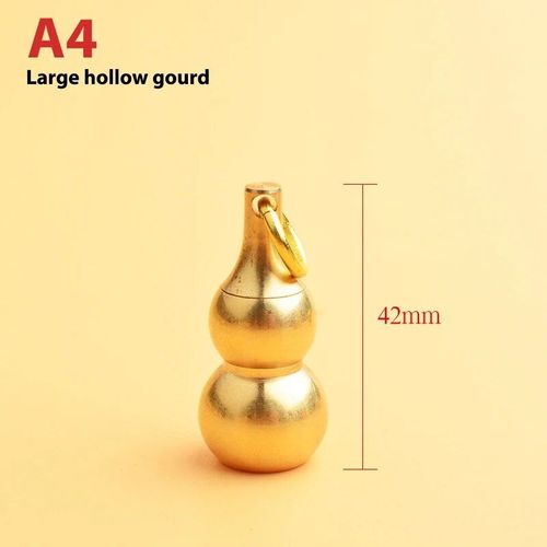 Porte-Clés En Laiton Feng Shui Chinois,Pièces Antiques,Bonne Fortune,Gourde Solide,Richesse,Succès,Bijoux,60 Styles - Type 1pc #H2