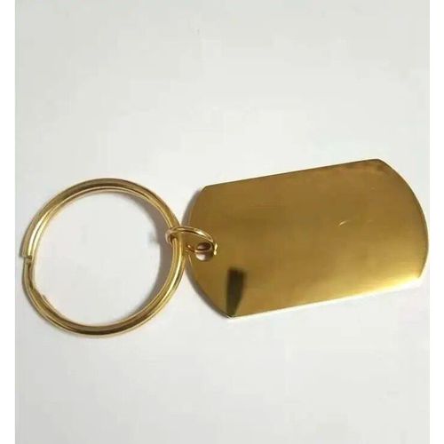 Jomirror-Porte-Clés Carré En Acier Inoxydable Poli Pour Femme,Porte-Clés Vierge,Bande,Bricolage,Porte-Clés Exécutif,Cadeaux,1pc #G