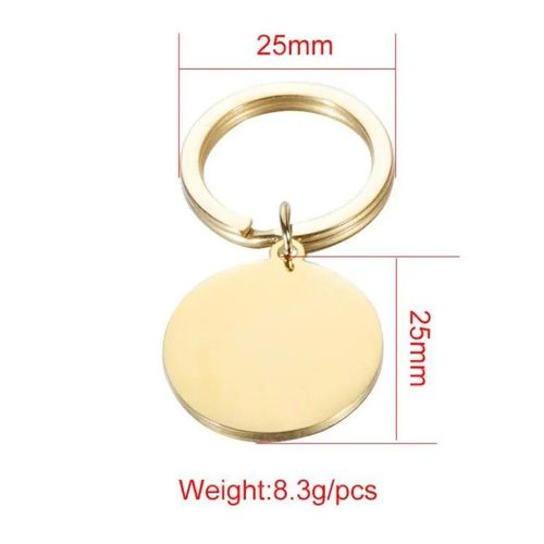 Jomirror-Porte-Clés Carré En Acier Inoxydable Poli Pour Femme,Porte-Clés Vierge,Bande,Bricolage,Porte-Clés Exécutif,Cadeaux,1pc #S