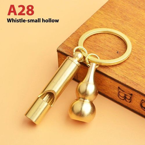 Porte-Clés En Laiton Feng Shui Chinois,Pièces Antiques,Bonne Fortune,Gourde Solide,Richesse,Succès,Bijoux,60 Styles - Type 1pc #N