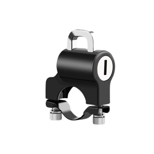 Verrouillage Du Casque Au Guidon Le Noir