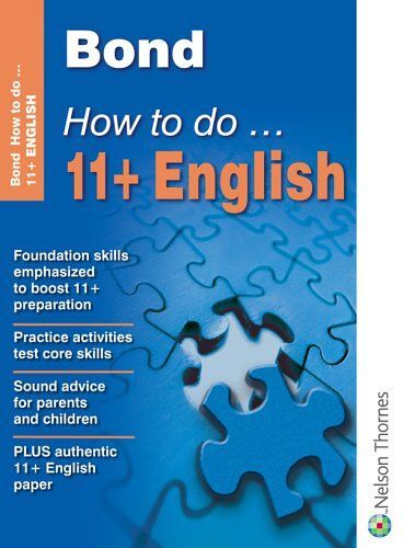 Bond How To Do 11+ English