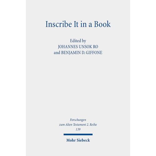 Inscribe It In A Book
