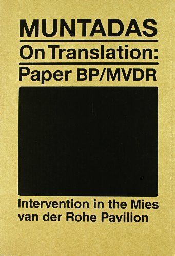 Muntadas On Translation: Paper Bp/Mvdr
