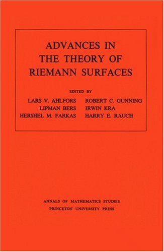 Advances In The Theory Of Riemann Surfaces