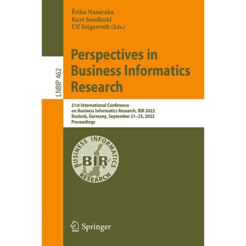 Perspectives In Business Informatics Research