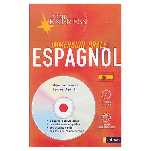 Espagnol Immersion Orale - (3cd Audio)