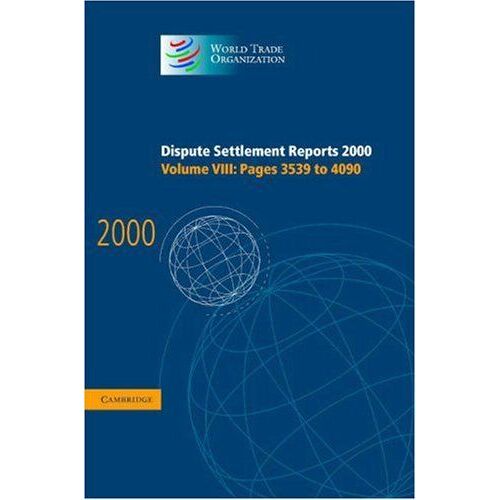 Dispute Settlement Reports 2000