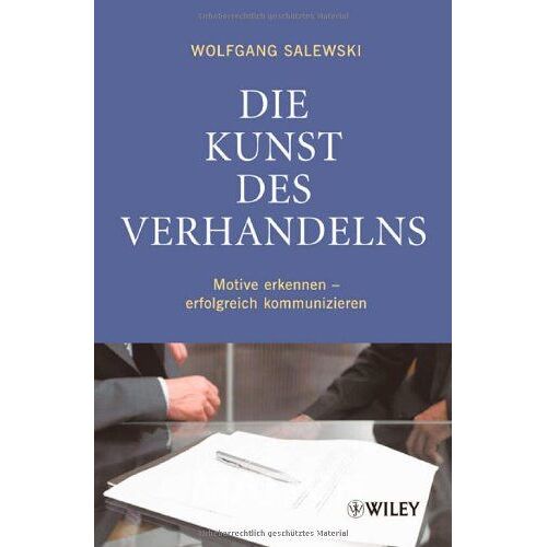 Die Kunst Des Verhandelns